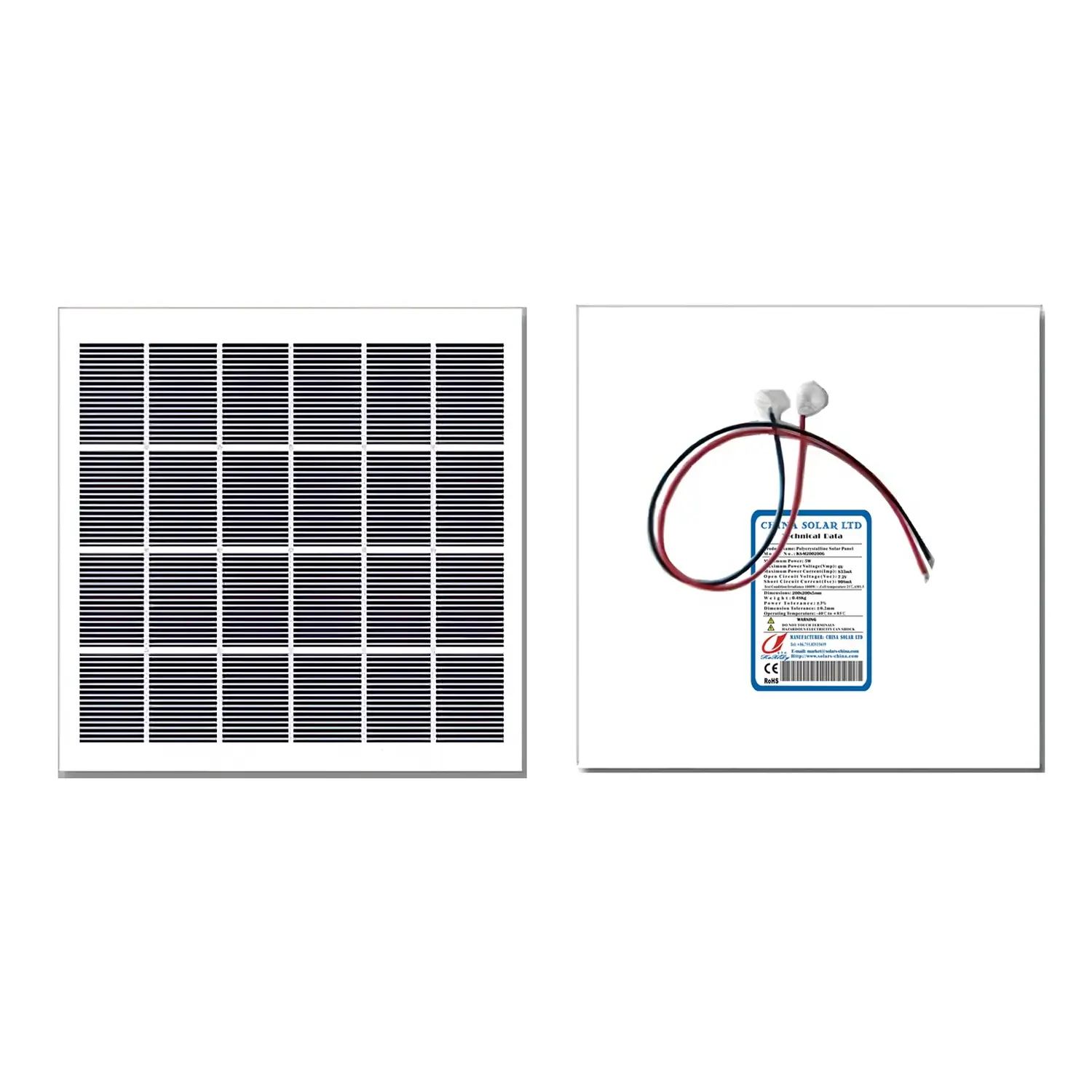 Солнечные батареи 5W 6V